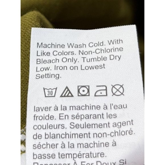 J. CREW Olive Green Leggings Ankle Zippers Size XL - Picture 11 of 12